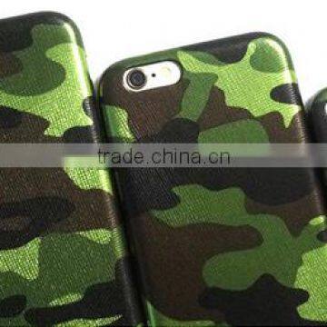 Hot sale camouflage camo pu phone cases for iphone 6s,latest phone accessories for iphone 6s