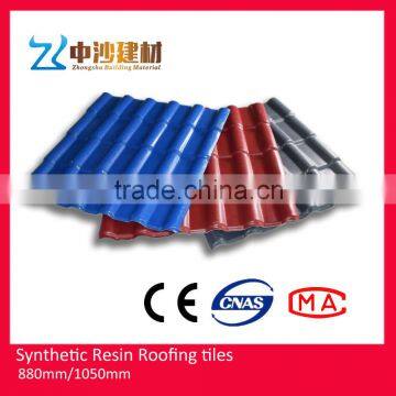 european light weight colored terracotta plastic resin roof tile