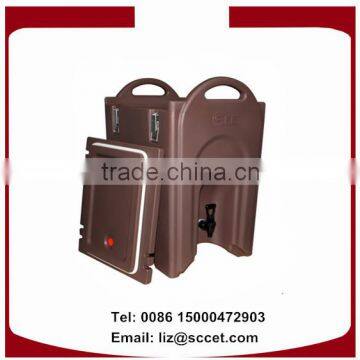 Cafes Double Wall Plastic Beverage Container, Insulation Container for Hot and Cold Beverage photo-2