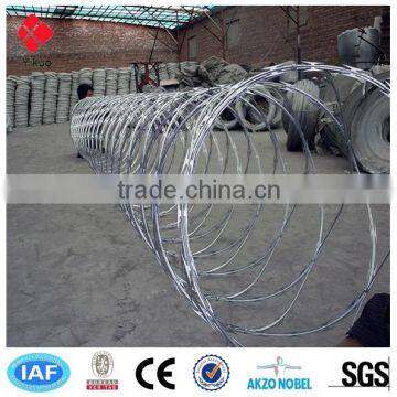 High quality galvanized Razor barbed wire