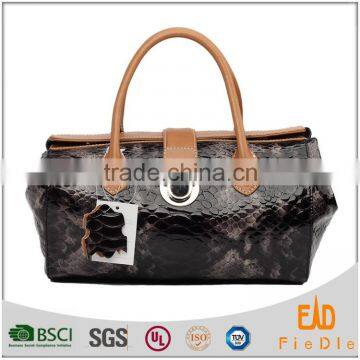 N974-B2103 Hot Sale Fashion Snake Skin Pattern Leather Lady Bag Designer Lady Hand Bag