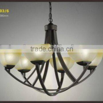 2014 hot sale Traditional iron chandelier