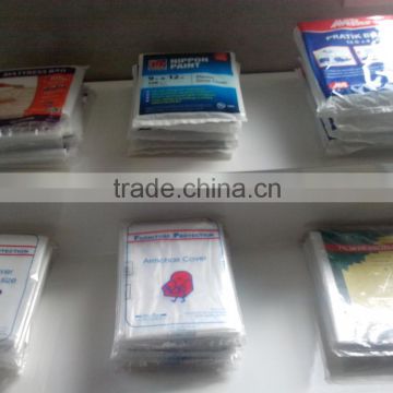 disposable PE plastic drop cloth dust sheet