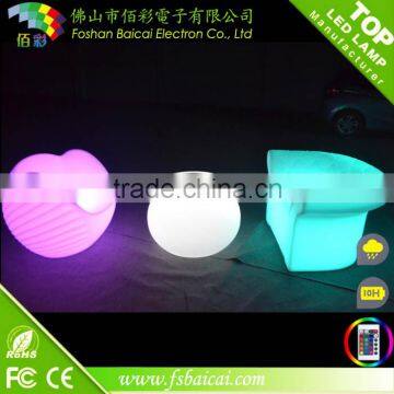 lluminated flashing color changing LED tea tabale