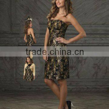 Mother Dress SuZhou Custom Made Strapless Bridal Mother Dress With Long Sleeves Wrap XYY-wy022-1