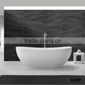 white bath tub, kkr stone bathtub, bathroom free standing bathtub