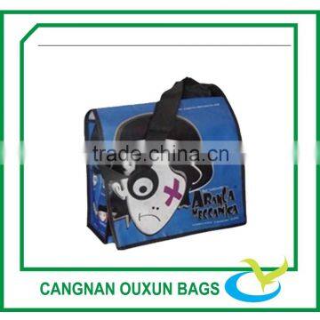 Promotional reusable pp cheap non woven shoulder bag