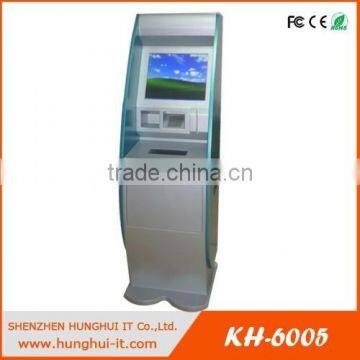 19inch touch screen clinic test report self printing kiosk