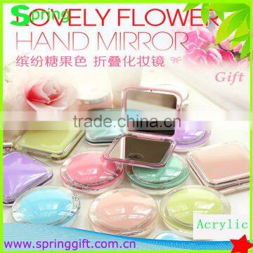 Promotional gift Acrylic surface cosmetic Mirror crystal mini mirror                        
                                                Quality Choice