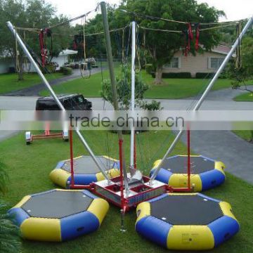 2015 hot sale 4-station Bungee Trampoline,bungee jumping for sale                        
                                                Quality Choice