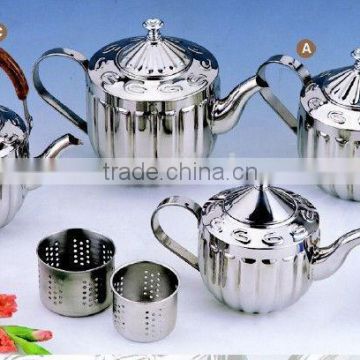 Qana 2015 New Design Wholesale Stainless Steel Teapot