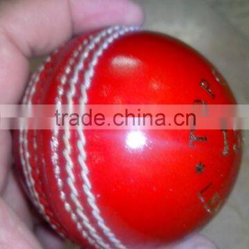 English Alum tan Leather cricket ball