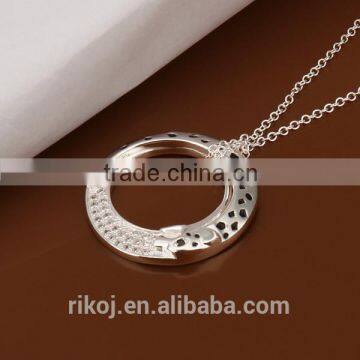 2015 Wholesale new ring shape stainless steel pendant