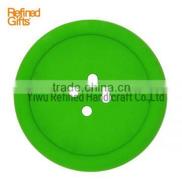 Wholesale Green Soft Pvc Cup Mat High Quality Drink Cup Pad