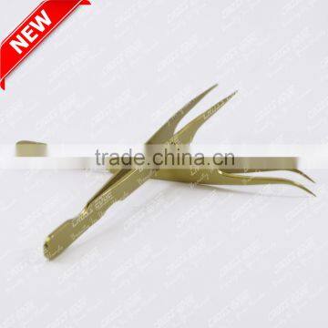 Gold Plated Eyelash Extension Tweezer