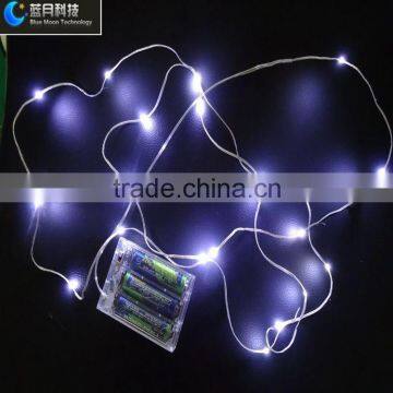 new products led pvc wire light battery operated fairy string light