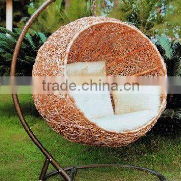 00 outdoor garden patio leisure elegant rattan swing hanging ball chair YPS082