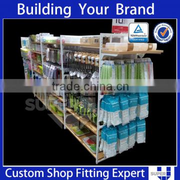 grid wall display signage gondola shelving bracket