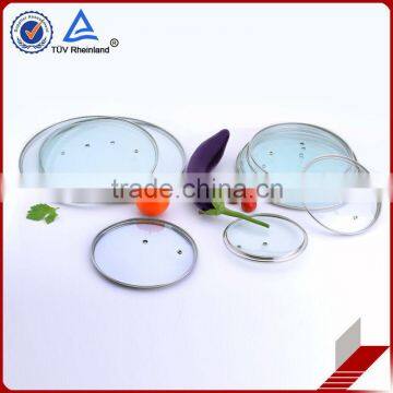 Tempered glass pan lids