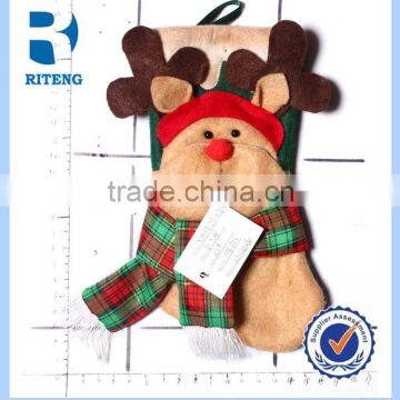 Fashionable Custom Logo Christmas Decoration Sock