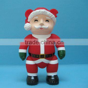 Plastic Santa Claus trans doll