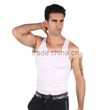 Tummy shaper vest under shirt abdomen slim shirt