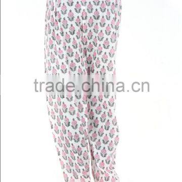 Indian Hand Block Printed Straight Narrow Bottom Trouser For Women photo-4