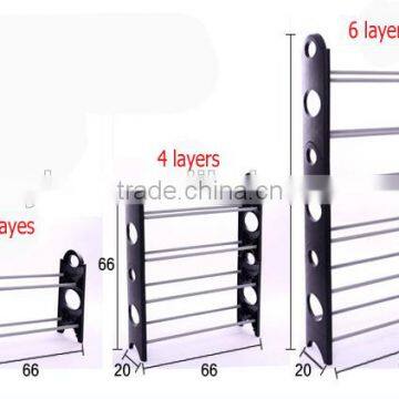 2013 fashion simple and convenient plastic shoe rack