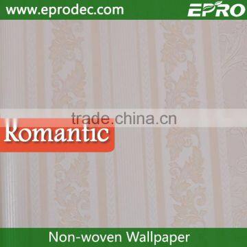 Free Design non-woven material modern wall fashion wallpaper for bedroom walls