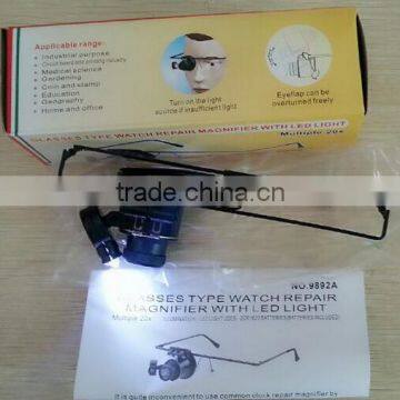 High Quality Optical Lens 2 LED Eye Glasses Material Jewelry Loupes and Magnifiers photo-6