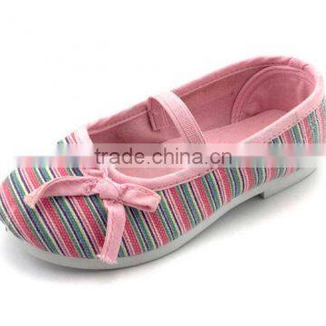 comfortable colourful stripe injection infant shoes