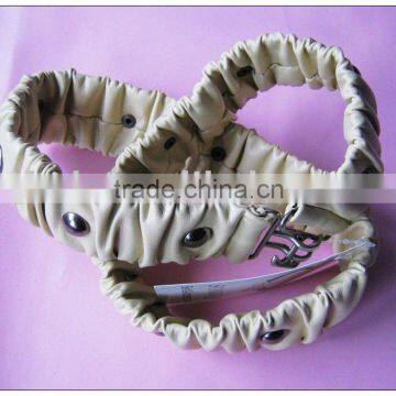 PU elastic fashion belt factory