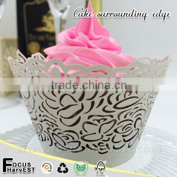 A118 2015 Laser cupcake wrappers Plain Mint Sunflower muffin cup cupcake wrapper decoration