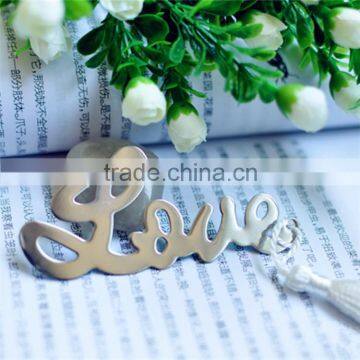 Wedding Gift "Words of Love" Silver-Finish Bookmark photo-2