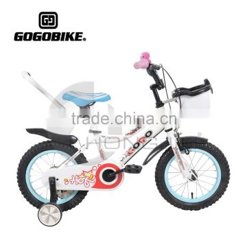 Hongjin 14 Inches Girls Carbon Steel Frame Steerable Bikes