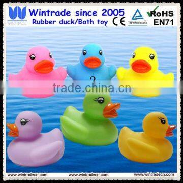 Colorful race duck number duck/pvc floating duck race