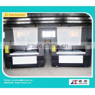 Low cost 80W Laser engraving cutting machine wood mdf plywood ZK-1290 1200*900mm