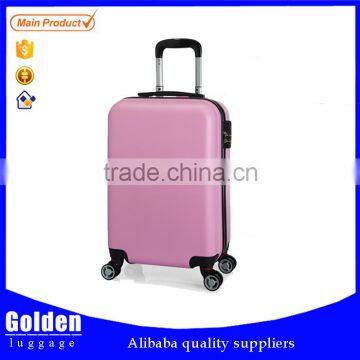 Girls cute pink color sky travel luggage bag with cheap price