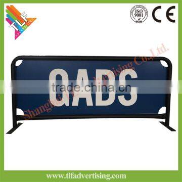 Hot Sale outdoor cafe breeze barrier with pvc banner printing for Advertising