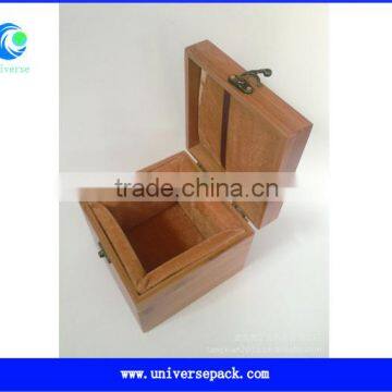 Export Flocking Lining Wooden Box Custom With Buckle Packing Boxes