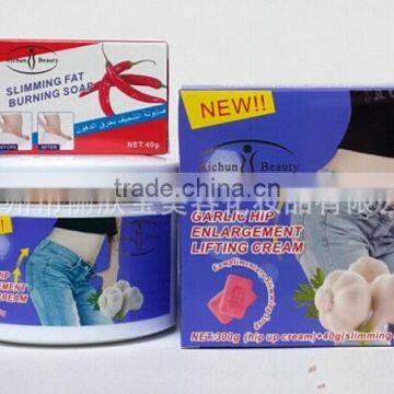 Aichun Beauty 300g Garlic Hip Enlargement Lifting up Cream + 40g Slimming Fat Buring Soap