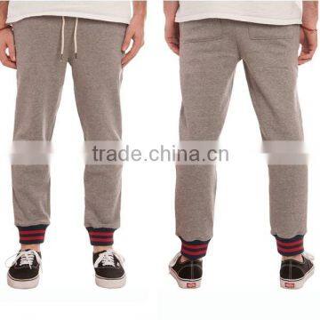 Fleece jogger custom navy men jogger pants