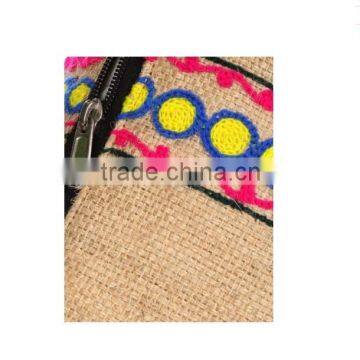 Yoga Mat Bag Indian Ethnic Jute Embroidered Yoga Bag, Traditional Yoga Mat Bag, Vintage Yoga Bag, Cross Body Unisex Shoulder Bag photo-5