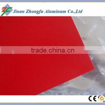 popular grade 1060 h24 color coated aluminum plate for roofing