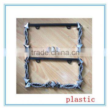 High quality Car license plate frame plastic plated