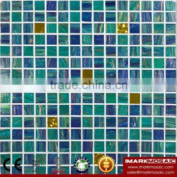 IMARK Pink Gold Star Glass Mosaic Tile Mix Quartz Glass Mosaic Tile Kitchen Tile Bathroom Tile Wall Art Mosaic Tile Cheap Tile
