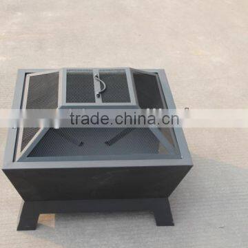 Outdoor tile firepit,wood burning