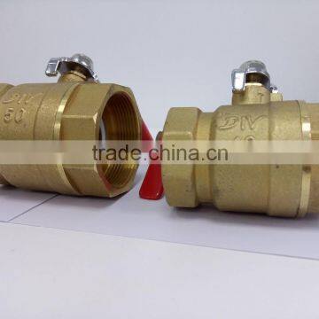 HY-2016 DN 65 pn-25 Full Port BSP/NPT/G Thread ball valve brass,nickel plated,chrome plated lever handle