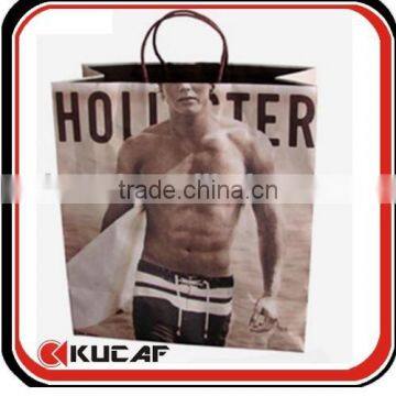 Paper underwear shopping bag printing