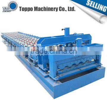 Hot selling custom high speed color glazed roof tile machine